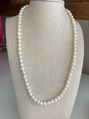 Genuine White Pearl Necklace
